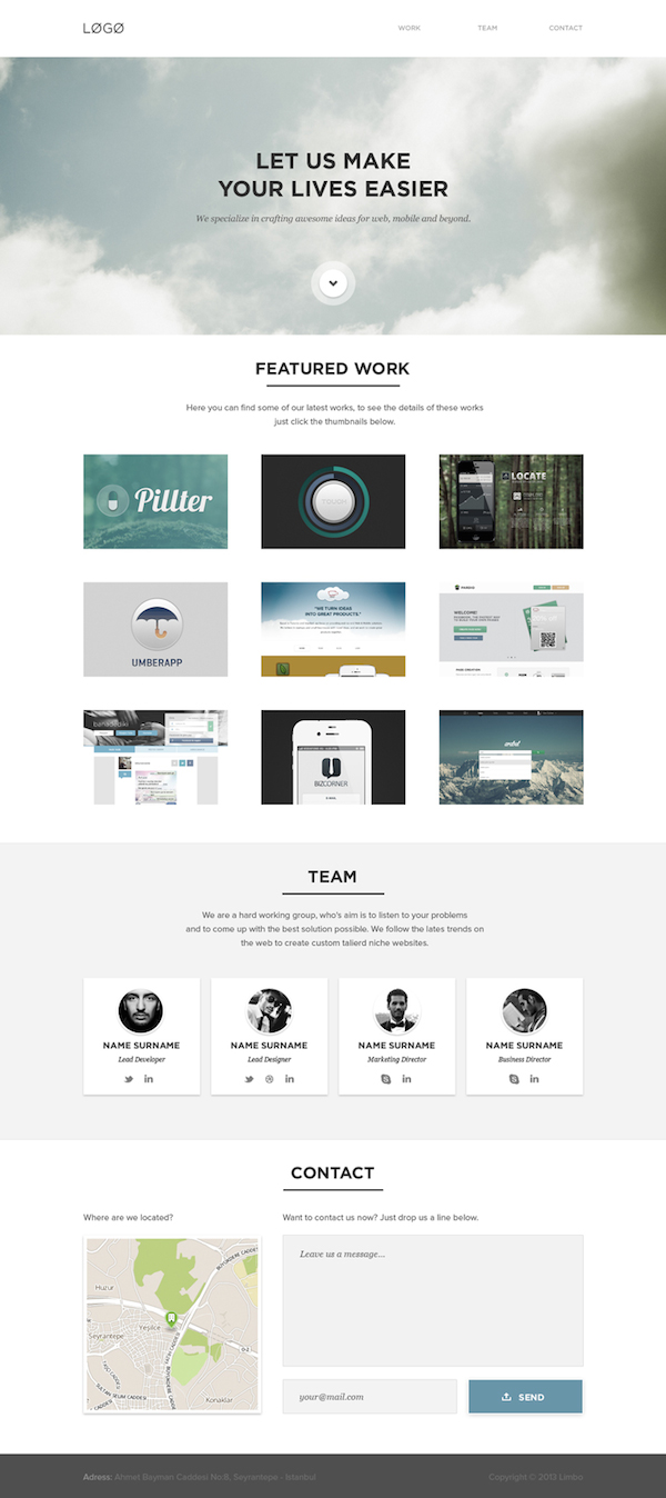 Free PSD Website Design Templates