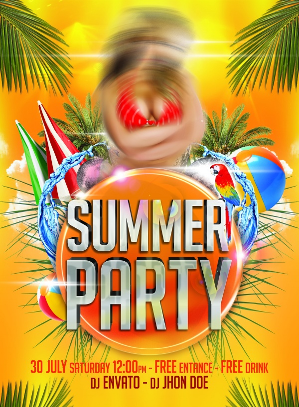 Free Summer Party Designs