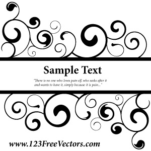 Free Swirl Banner Vector Graphics Free Swirl Banner Vector Graphics