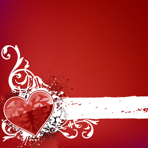 Free Vector Heart Background