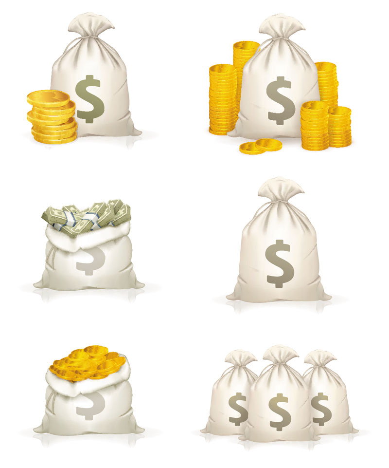 Free Vector Money Icons