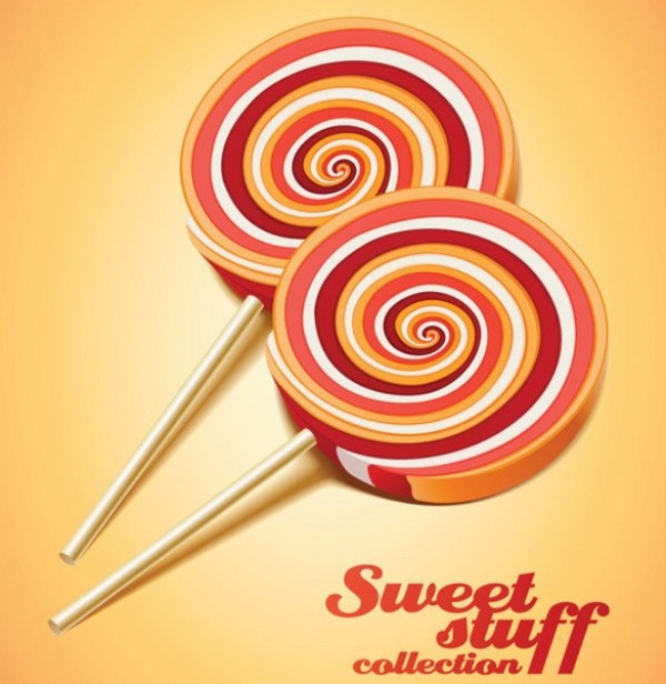 Free Vector Swirl Lollipop