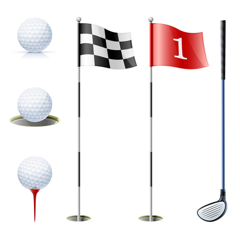 15 Free Golf Vector Clip Art Images