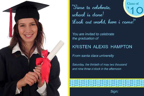 Graduation Announcements Templates