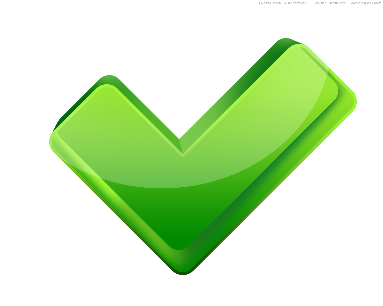 Green Check Mark Icon