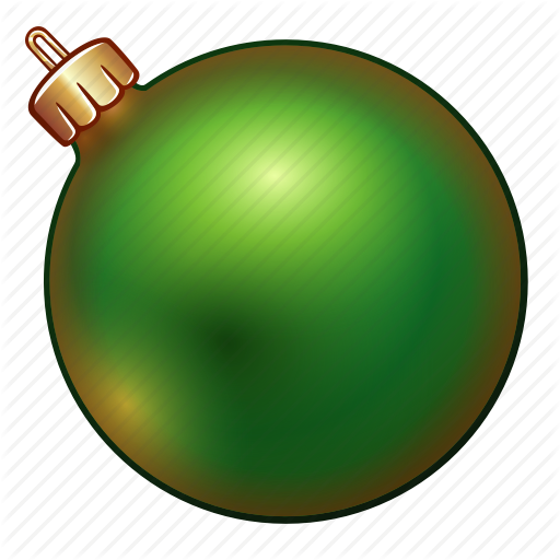 Green Christmas Ball Ornaments