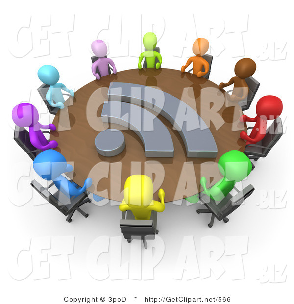Group of Diverse People Clip Art
