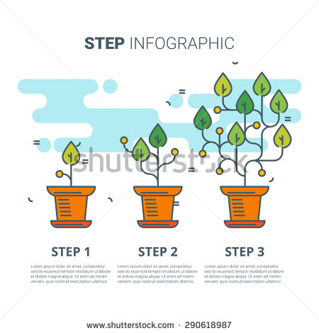 Growing Plant Vector