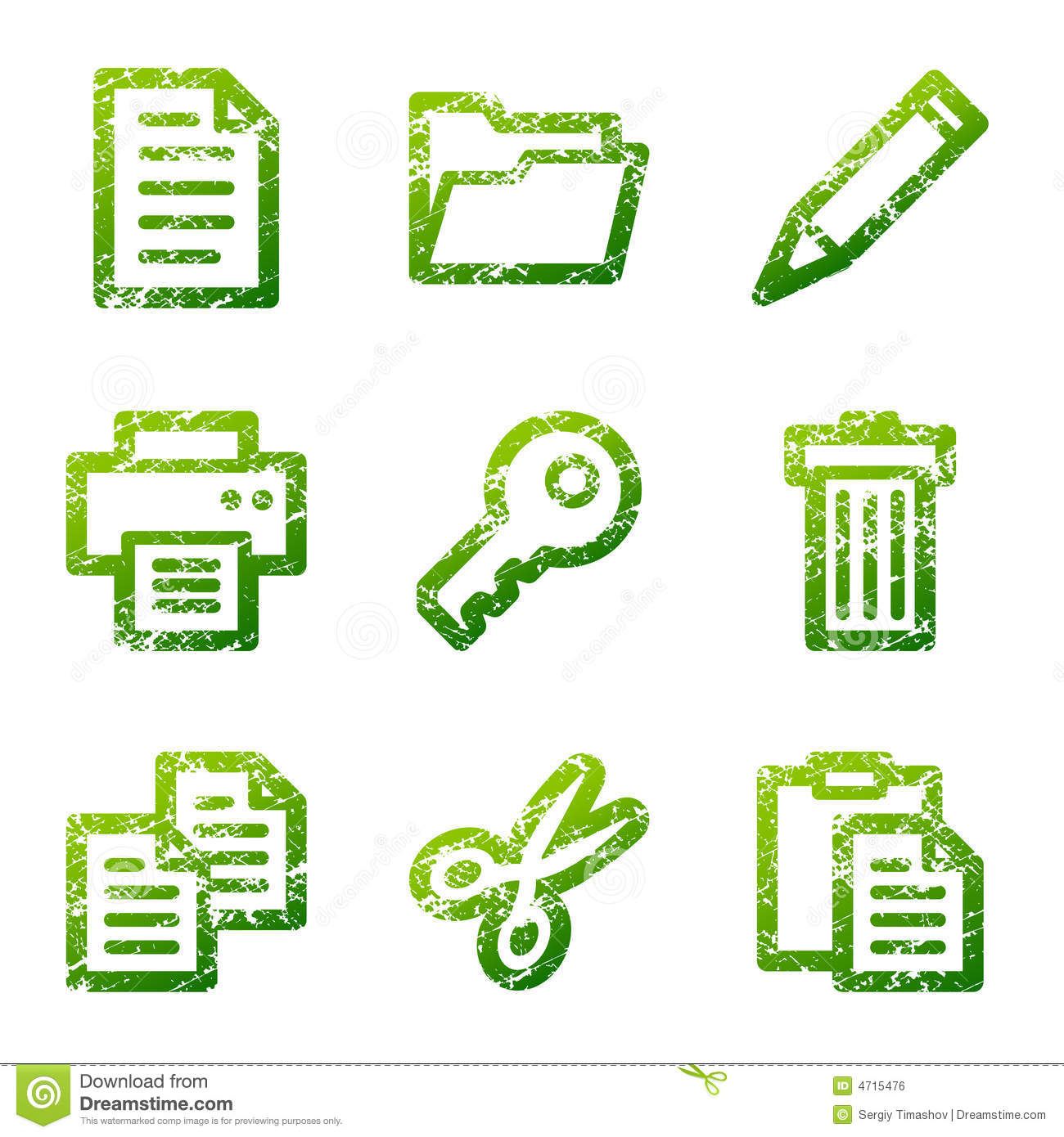 Grunge Document Icons