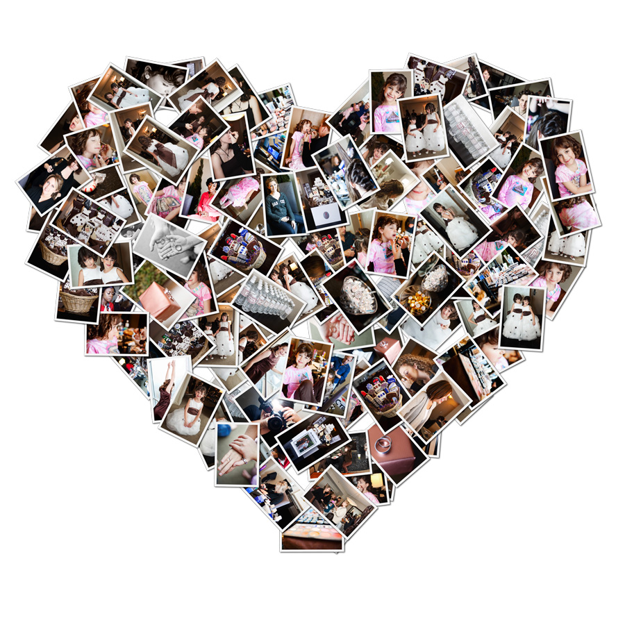 Heart Shape Collage Templates Free