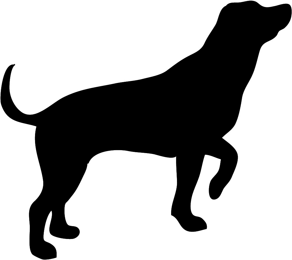 Hunting Dog Silhouette Clip Art