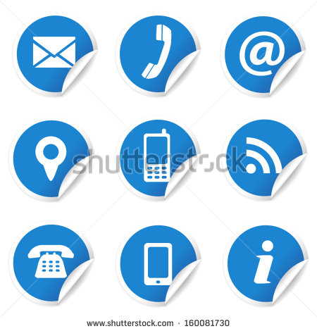 9 Contact Us Icon Set Images