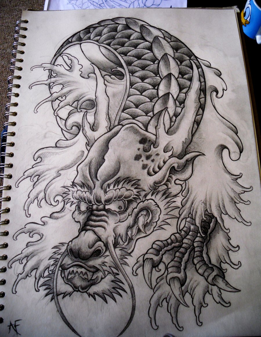 Japanese Dragon Art