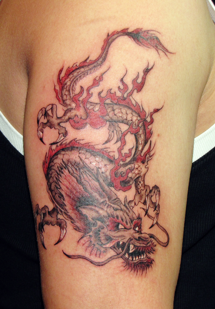 13 Japanese Dragon Designs Images