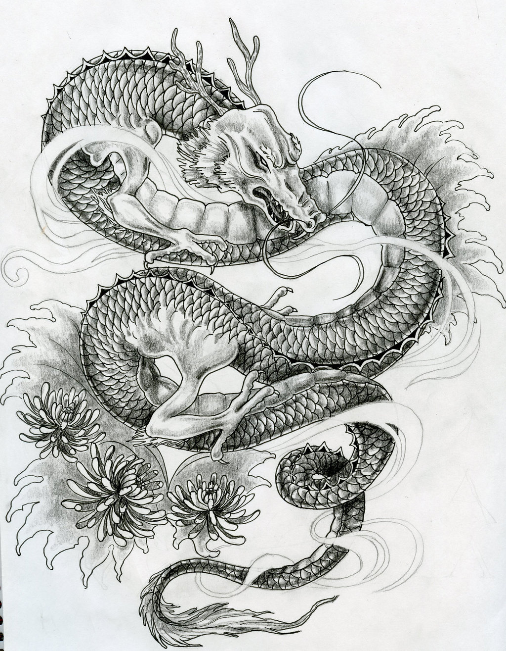 Japanese Dragon Tattoo Designs