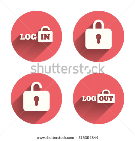 Login and Logout Icons