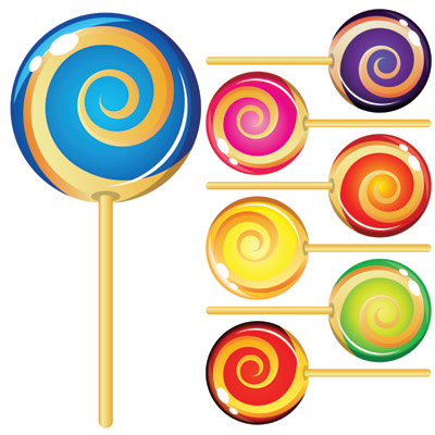 Lollipop Clip Art Vector