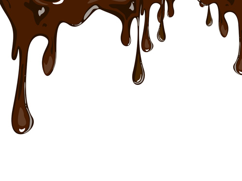Melting Chocolate Border Melting Chocolate Border