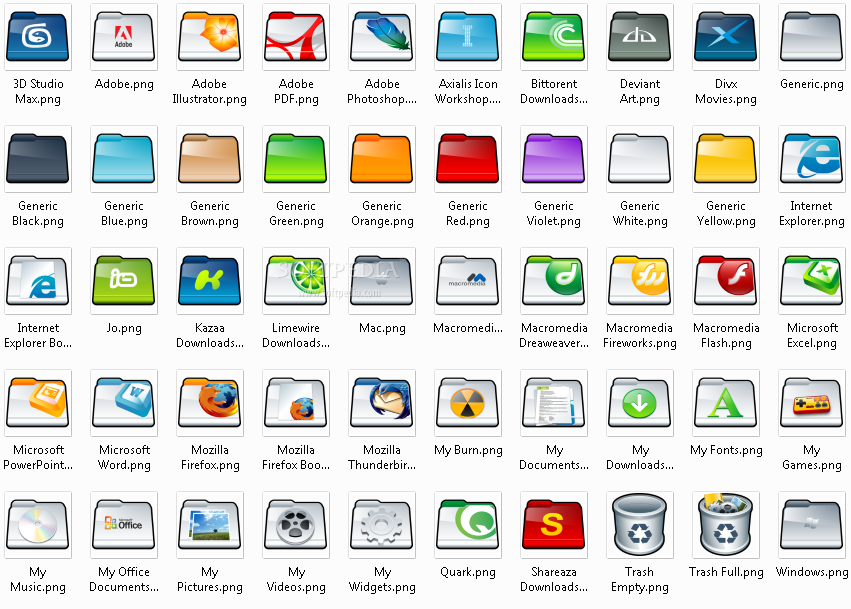 Microsoft Windows Folder Icons