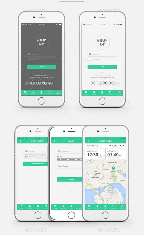 Mobile-App UI Templates