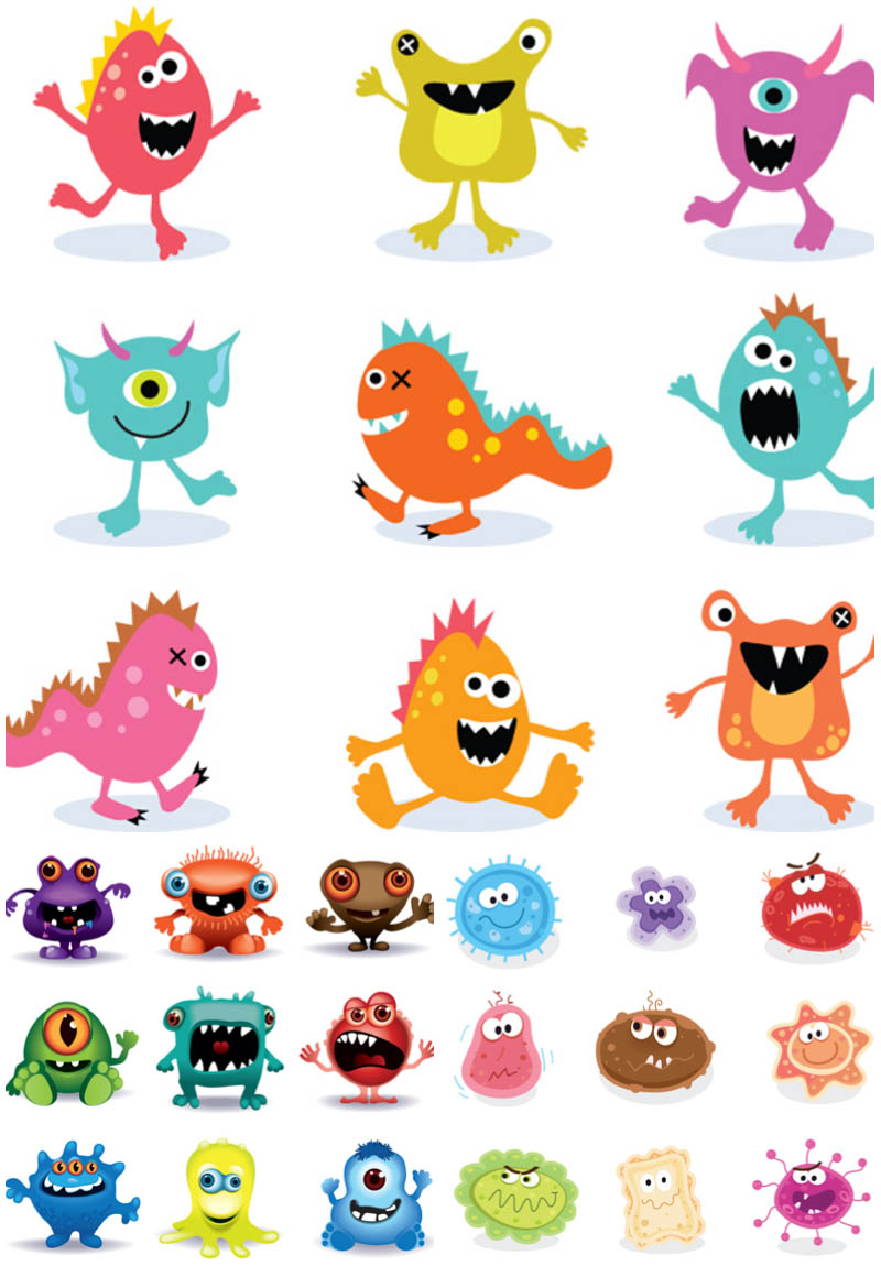 Monster Cartoon Vector