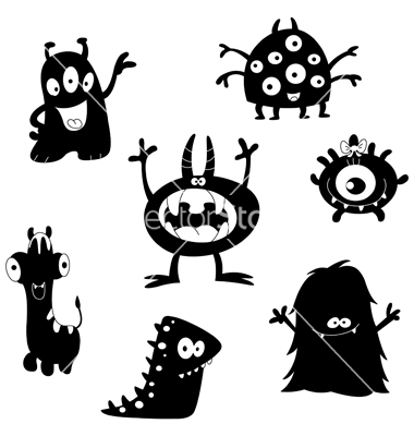 Monster Cartoon Vector