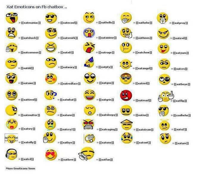 New Facebook Emoticons