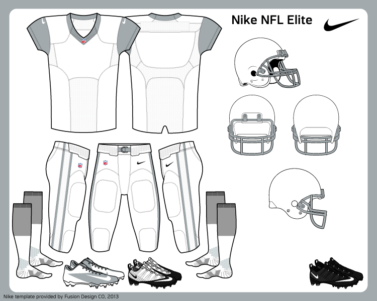 Nfl Uniform Template 14