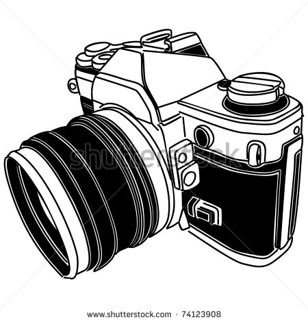 Old Fashion Camera Vector