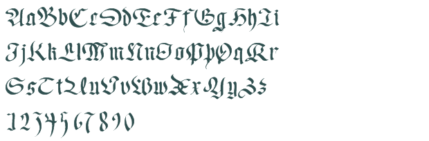 Old Gothic German Font