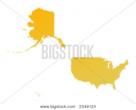 Orange United States Map
