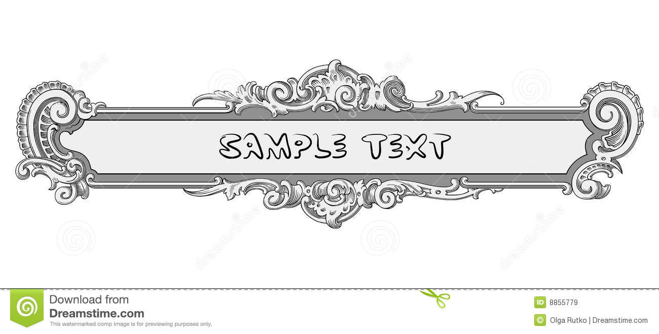 Ornate Banner Vector