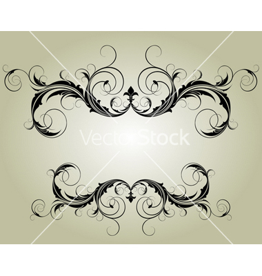 Ornate Banner Vector