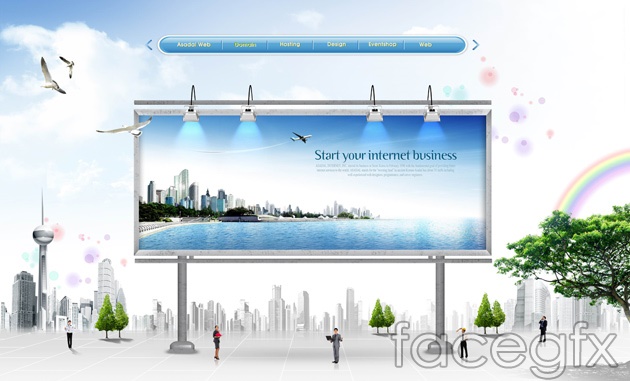 Outdoor Advertising Template