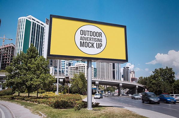 Outdoor Billboard Mockup Psd Free