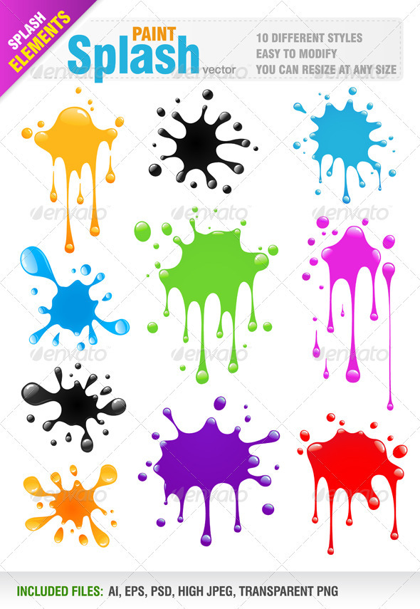 Paint Splash Vector