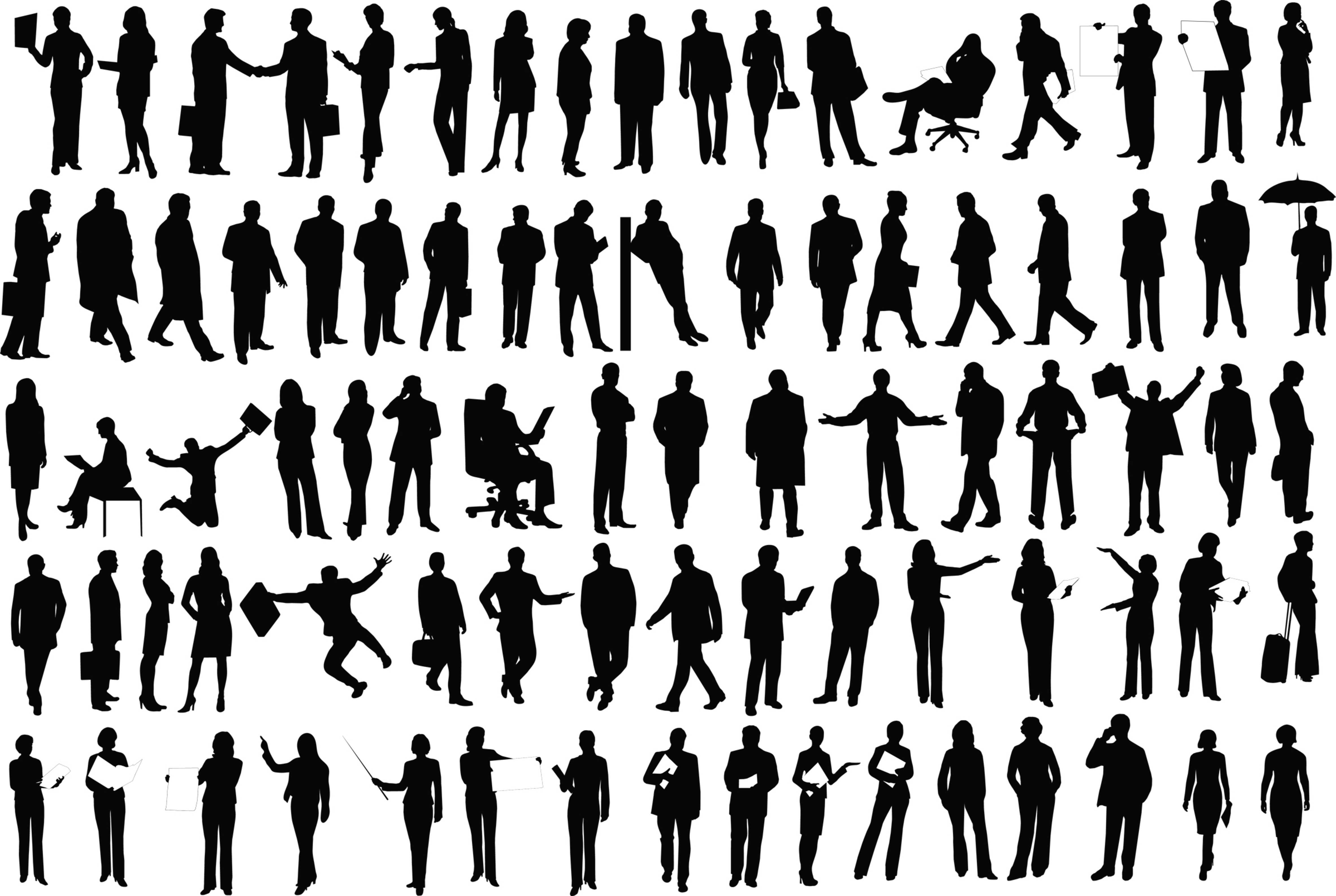 People Silhouettes People Silhouettes