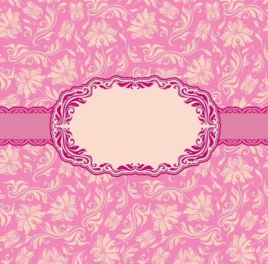 14 Photos of Pink Vintage Border Vector