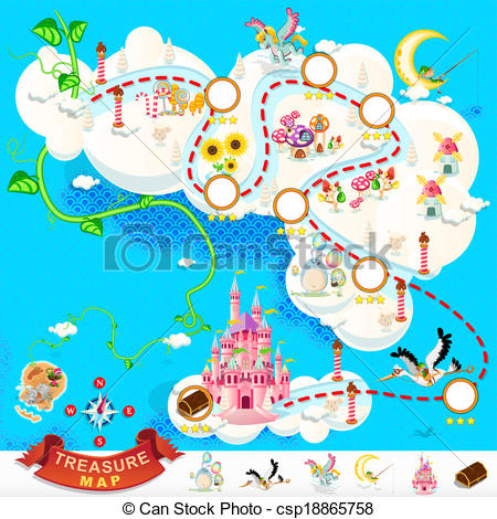 Pirate Treasure Map Clip Art