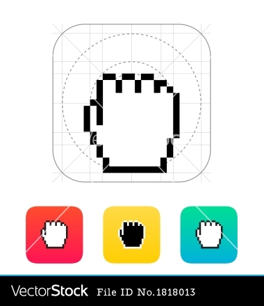 Pixel Art Cursor Icon