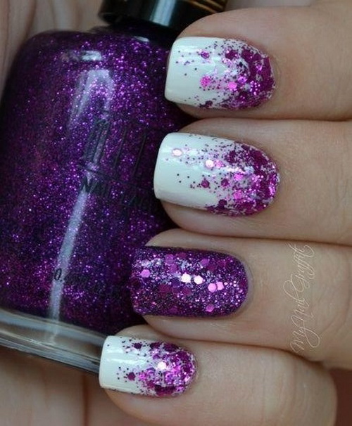 14 Cool Nail Designs Purple Images