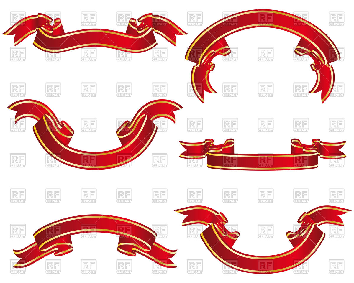 Red Ribbon Vector Free