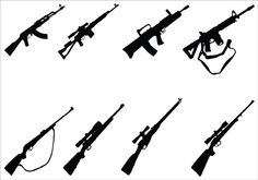 Rifle Silhouette Clip Art