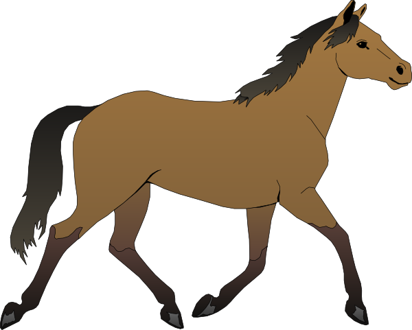 Running Horse Clip Art Free