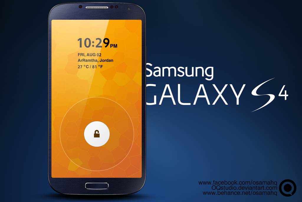 Samsung Galaxy S4 Lock Screen