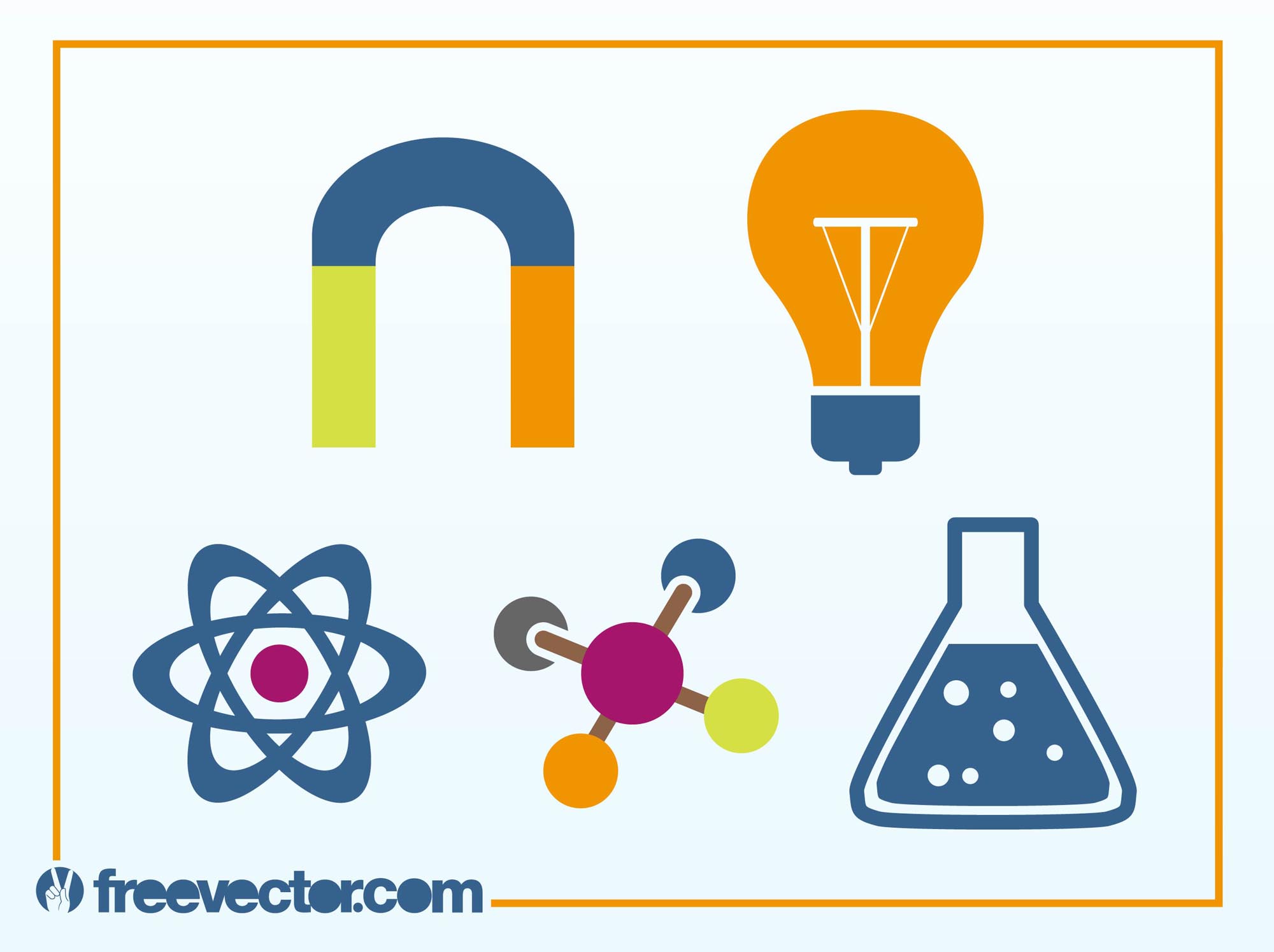 Science Icons Vector Free