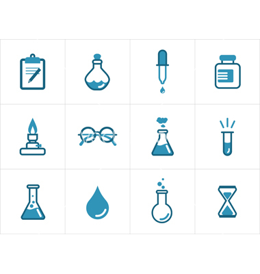 Science Icons Vector Free
