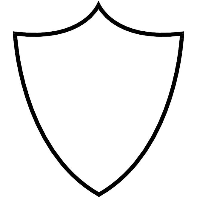 Shield Outline Vector