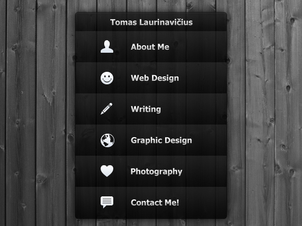 Simple Accordion Menu Website Designs