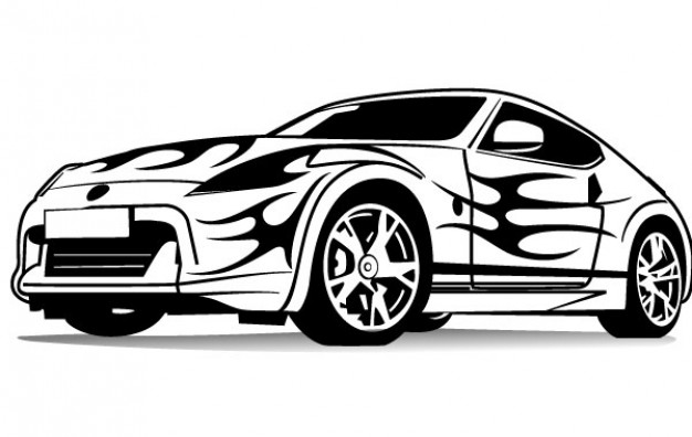 Sport Car Vector Clip Art